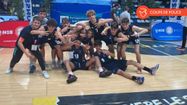 Les joueurs de l'équipe du collège d'Albret après leur victoire aux Championnats de France.
