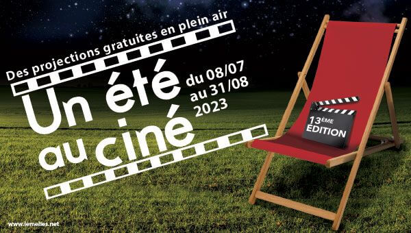 Affiche du festival un Eté au ciné, à Pau.