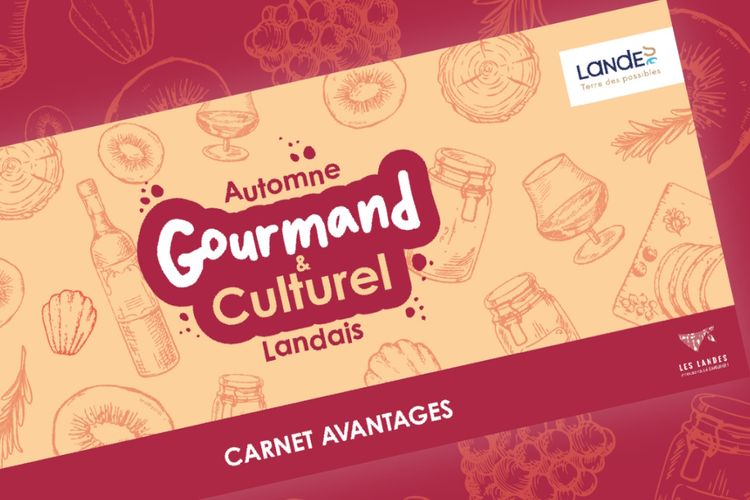 L'affiche de la démarche Automne Gourmand et Culturel de Landes Attractivité.