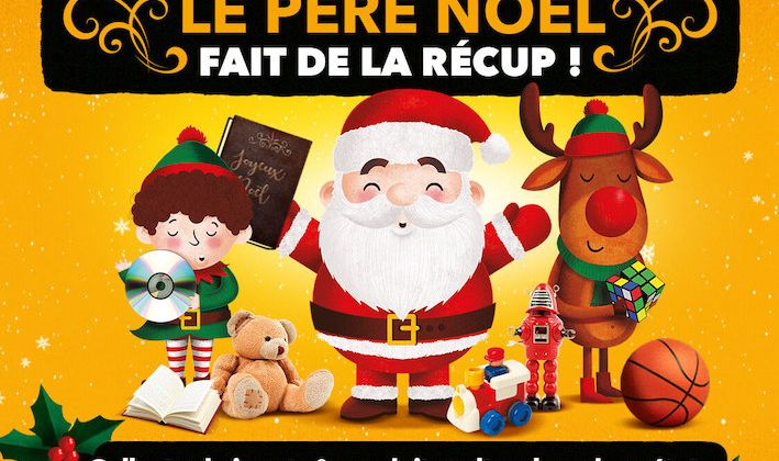 SOLIDAIRES - Le Père Noël fait de la Récup’ à Pau