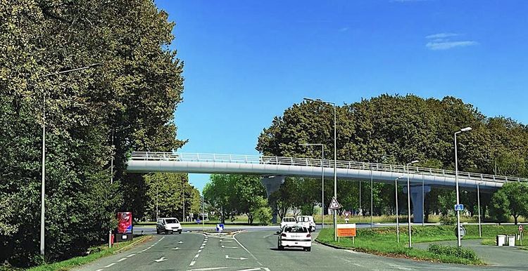 CIRCULATION PLUS FLUIDE - Le pont de la rocade Nord de Pau dévoilé