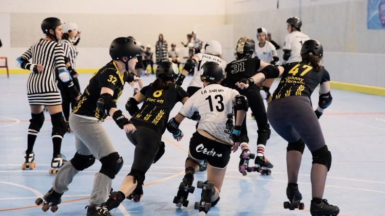 Les Brutales Rurales en pleine action sur la piste