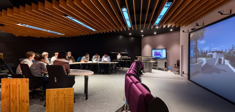 L'Espace de Construction Virtuelle du technopôle Domolandes, à Saint-Geours-de-Maremne.
