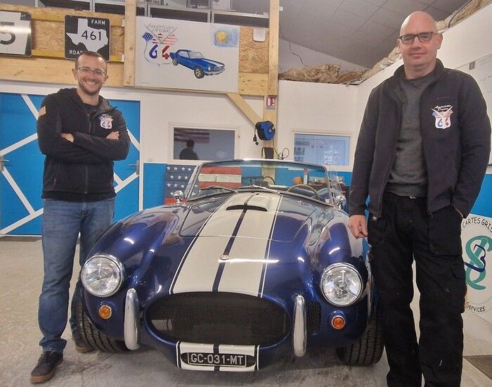 Sébastien Bouillis et Franck Grandjean, du garage American Dream 64.