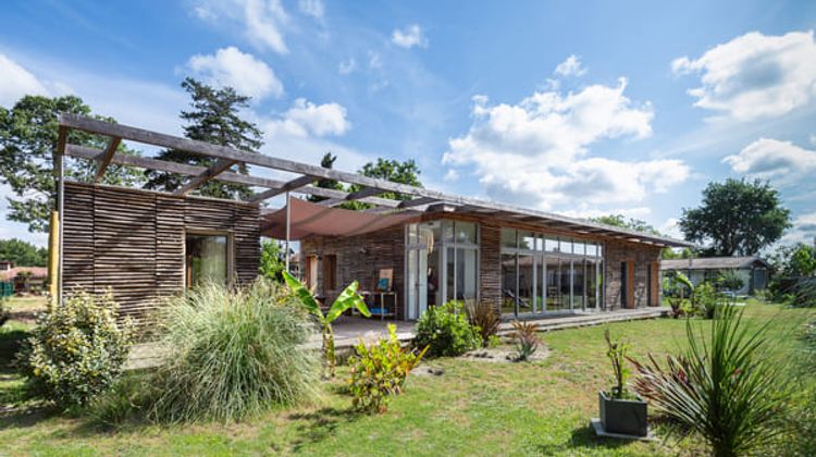 Une des maisons conçues par l'entreprise landaise Boiclimatic.