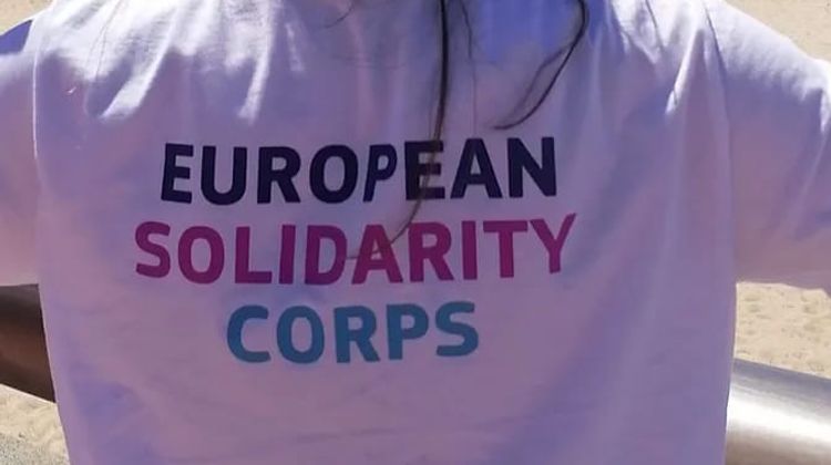 Une participante du bénévolat solidaire européen.