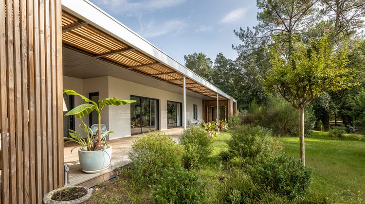 Une maison réalisée par la société Habitat Boiclimatic, dans les Landes.