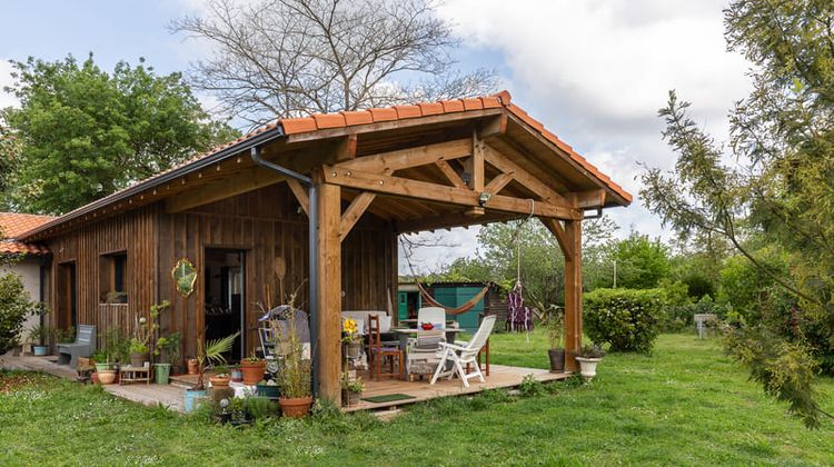 Une maison réalisée par la société Habitat Boiclimatic, dans les Landes.