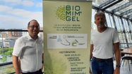 Pierre Marcasuzaa et Laurent Billon, fondateurs de la start-up Biomim'Gel, basée au technopôle Helioparc, à Pau.