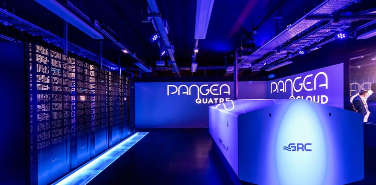Pangea IV, le supercalculateur de TotalEnergies, implanté au Centre technique et scientifique Jean Féger, à Pau.