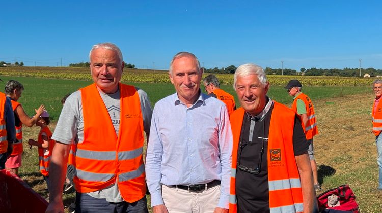 ENGAGEMENT - Laurent Talbot, président de la Banque alimentaire du Gers, à l’honneur.