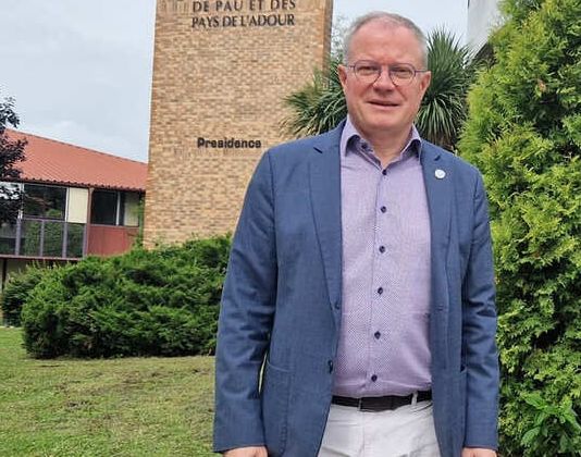 Laurent Bordes, le président de l'université de Pau et des Pays de l'Adour.