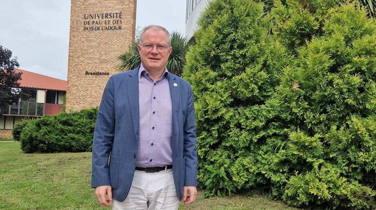 Laurent Bordes, le président de l'université de Pau et des Pays de l'Adour.