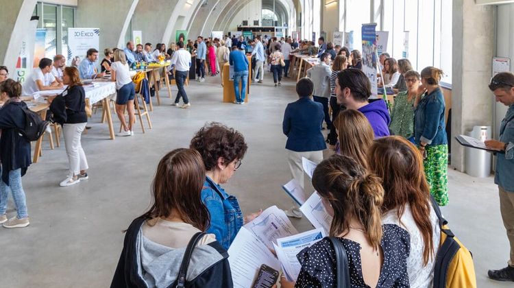 Des conseillers et porteurs de projets se sont rencontrés lors du Salon de l'Entrepreneuriat, à Anglet.