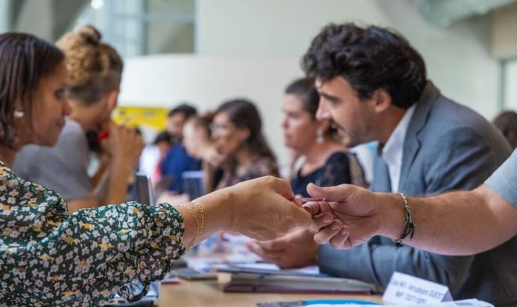 Des conseillers et porteurs de projets se sont rencontrés lors du Salon de l'Entrepreneuriat, à Anglet.