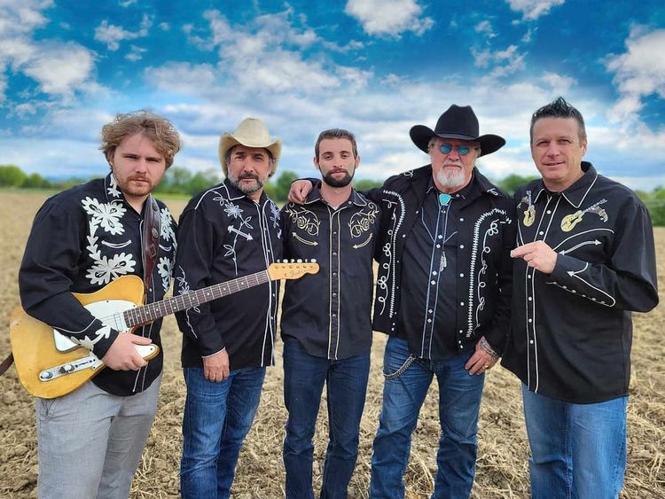 Le groupe de rock'n'roll Béarnais Les Bootleggers.