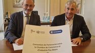 David Viala, directeur territorial de France Travail Pyrénées-Atlantiques, et Didier Laporte, président de la CCI Pau Béarn.