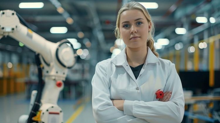 Une femme travaillant dans l'industrie. Crédit photo : Freepik.