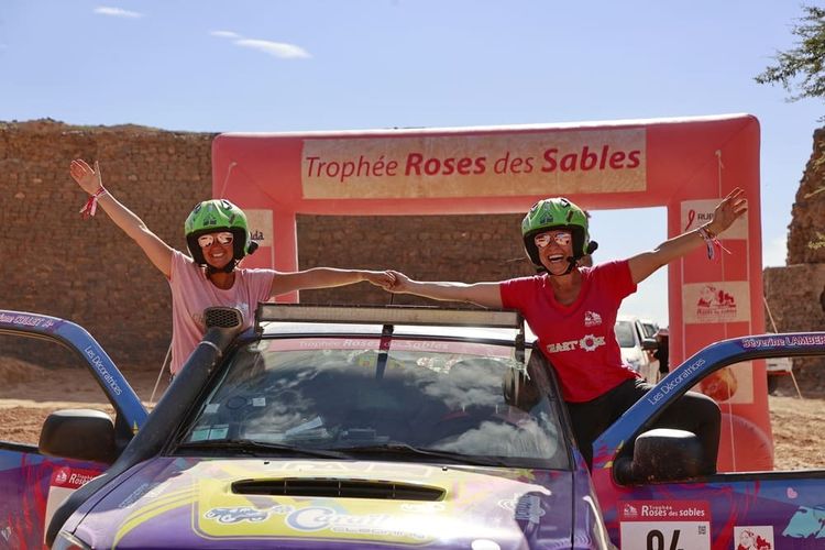 Des participantes du Trophée Roses des Sables 2024.