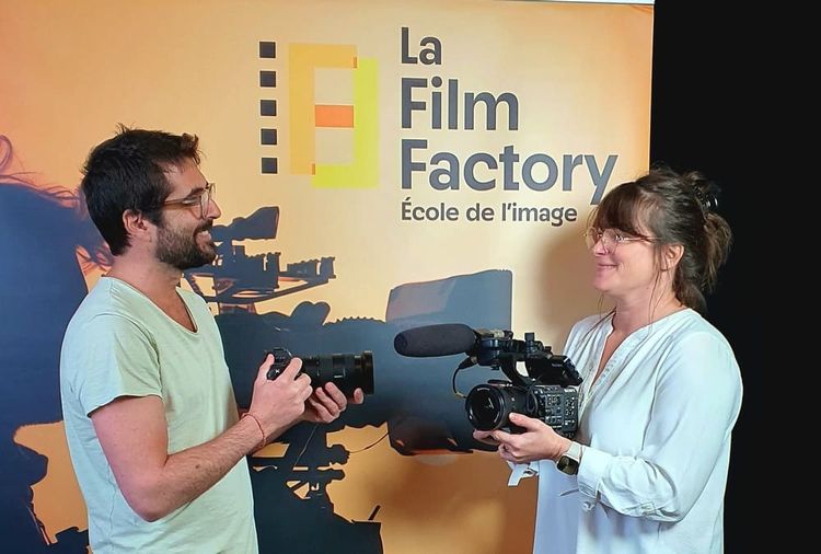 Marlène Chavant et Stéphane Garnier ont crée la Film Factory, l'école du cinéma, à Tarbes.