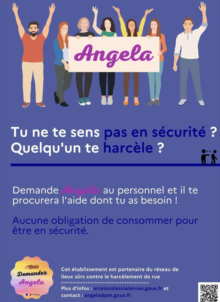 Un formulaire créé dans le cadre du dispositif Demande Angela, pour lutter contre les violences faires aux femmes.