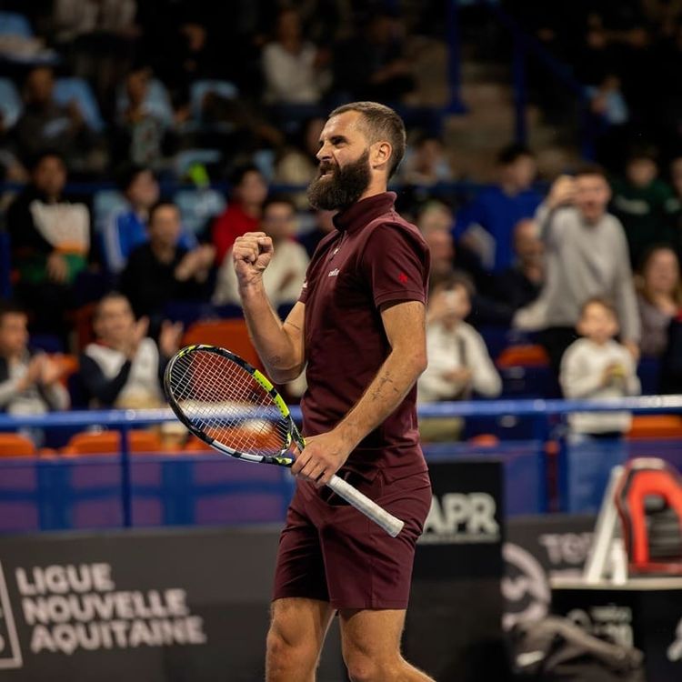 Benoît Paire au Palais des Sports de Pau.