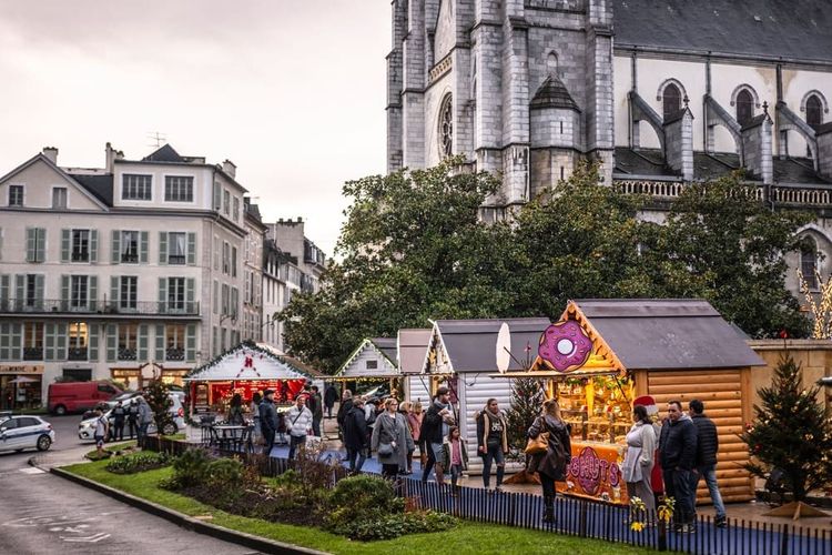 Le marché de Noël a connu un record de fréquentation à 2024. Crédit photo : Ville de Pau