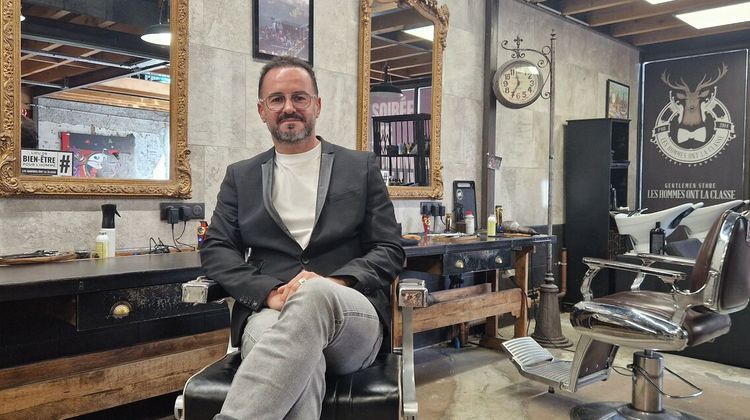 Thierry Bordenave, le coiffeur béarnais à l'origine de l'enseigne Les Hommes ont la Classe.