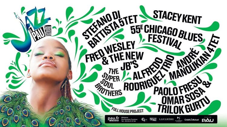 L'affiche de la 4e saison culturelle de Jazz à Pau.