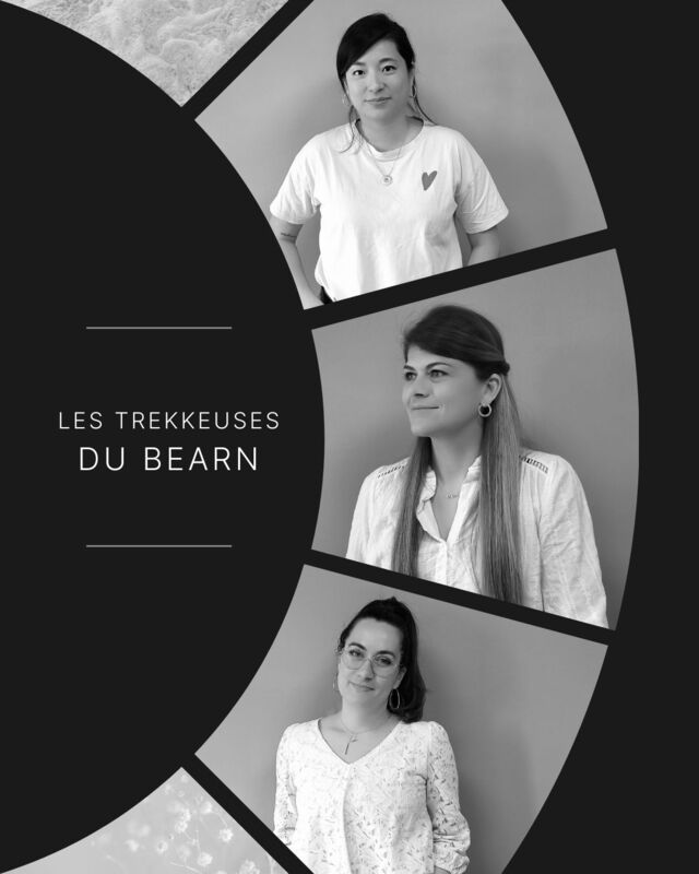 Lucie, Ping et Camille, les Trekkeuses du Béarn, qui participent à la 7e édition du Trek Rose Trip Maroc.