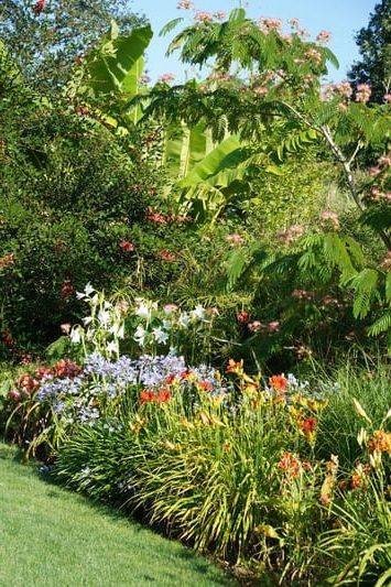 Le jardin des Barthes, à Saubrigues, dans les Landes.