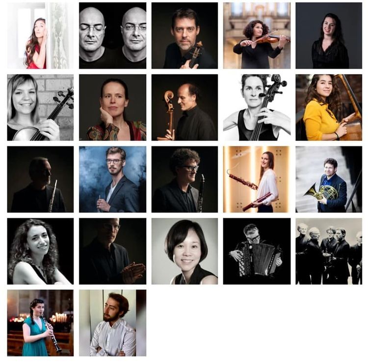 Les artistes invités lors de la 12e du Festival International de Musique de Chambre de Thèze