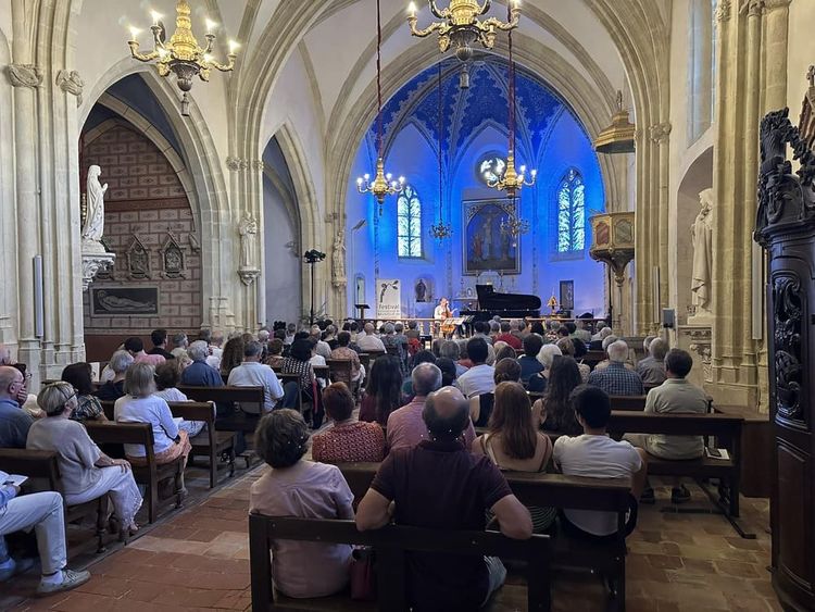 Un concert du Festival International de Musique de Chambre de Thèze.