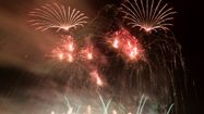 Le feu d'artifice du 14 juillet en France