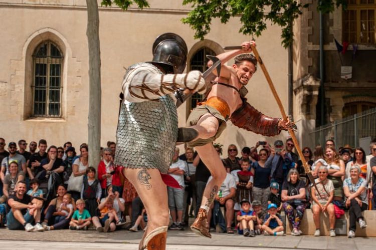 La Fête romaine d'Elusa, dans le Gers. Crédit photo : Mairie Elusa.
