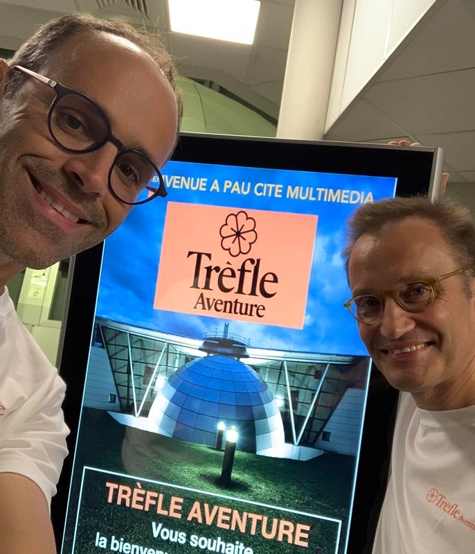 François Lamy et Pierre-Emmanuel Vidal, les co-fondateurs du cabinet de coaching Trèfle aventure.