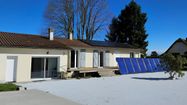 L'une des maisons à énergies positives, développées par l'entreprise Aqua-sun, en Béarn.