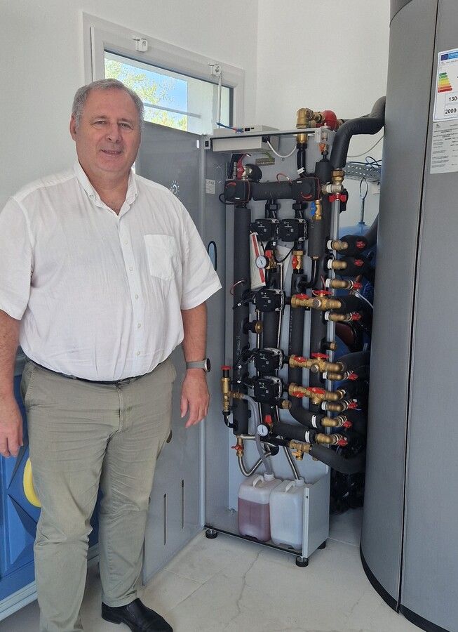 Gaël Parrens, le fondateur de la société Aqua-sun, installée en Béarn