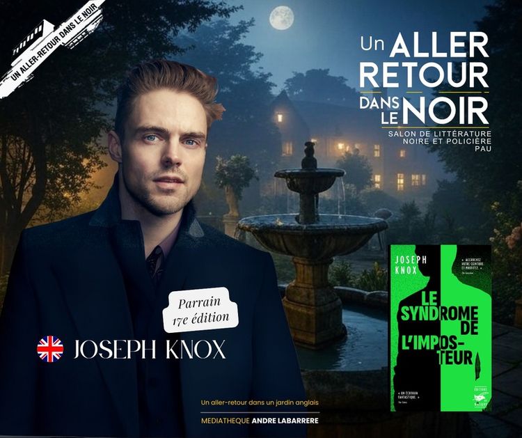 L'auteur Joseph Knox est le parrain de la 17e édition du slaon Un Aller-Retour dans le noir, à Pau