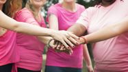 Une course lors d'Octobre Rose, le mois de lutte contre le cancer du sein.