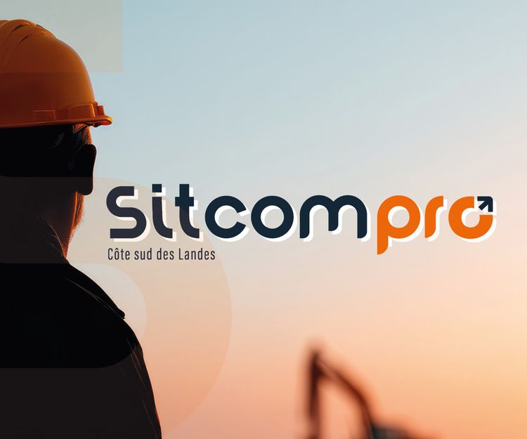 l'interface du nouveau site internet du Sitcom Côte sud Landes, dédié aux professionnels.