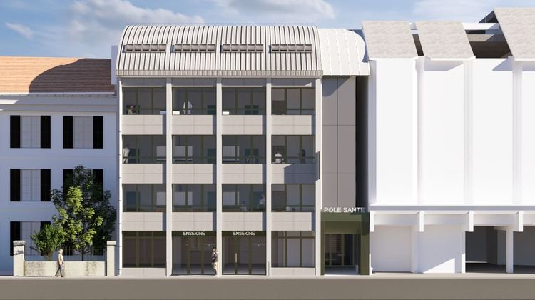 La façade de la future Maison de Santé Solférino à Pau, un projet mené par Initial Santé.