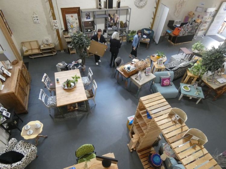 L'espace recyclerie d'Ecloz, à Pau.