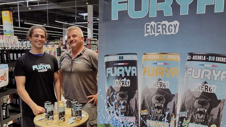 La marque béarnaise Furya Energy est présente dans beaucoup de grandes et moyennes surfaces du Sud-Ouest.