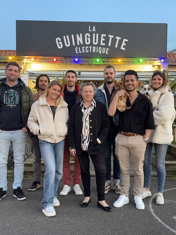 La JCE Pays Basque lors d'un événément organisé par ces membres.