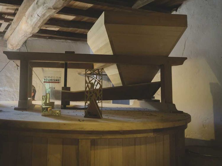 Le Moulin de Sabathier a été remis en service par l'héritière de la famille, Sandra Lanne-Touyagué.