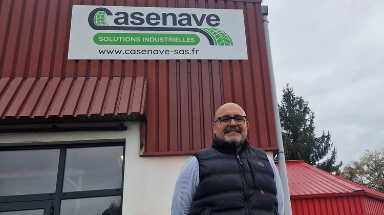 Hervé Tastet, le gérant de l'entreprise Casenave, à Montardon.