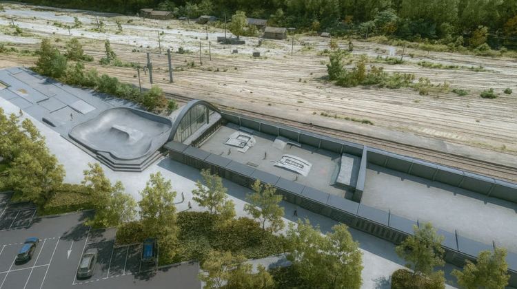 La Halle Sernam de Pau va faire l'objet de travaux de réhabilitation pour la transformer en un espace multiusage. Crédit photo : Ville de Pau.