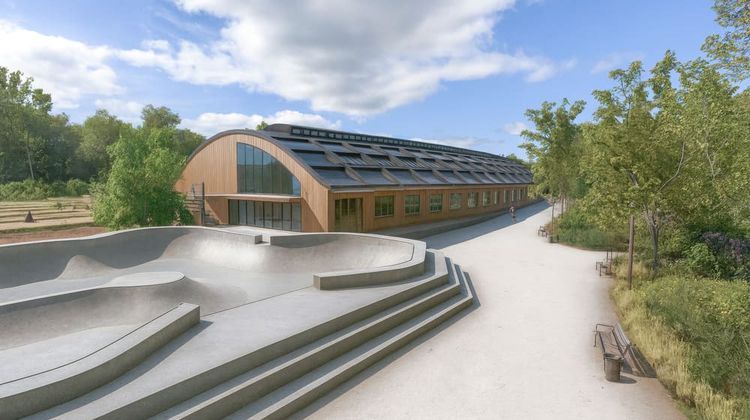 La Halle Sernam de Pau va faire l'objet de travaux de réhabilitation pour la transformer en un espace multiusage. Crédit photo : Ville de Pau.