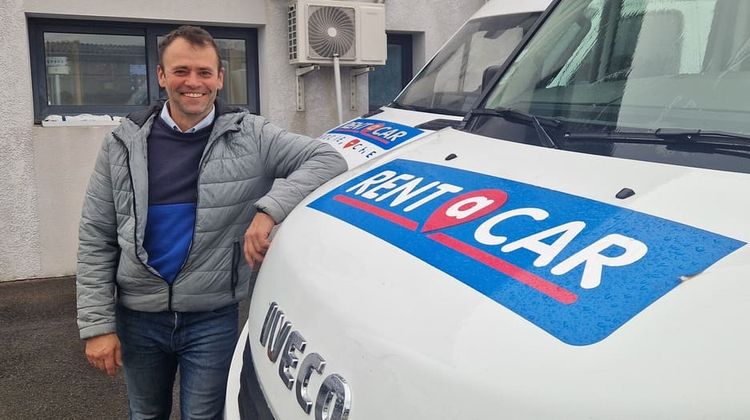 Anthony Arnoult, gérant de la franchise Rent a Car Sud-Ouest.